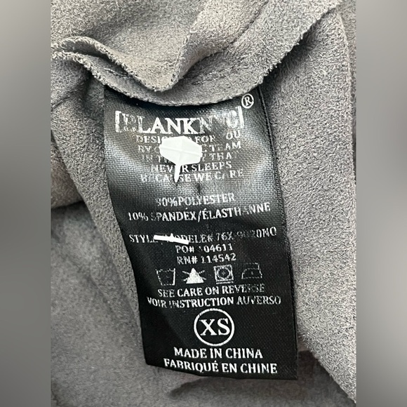 Blank NYC Faux Suede Drape Front Jacket  Size XS - Picture 14 of 14